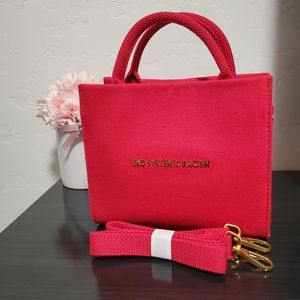 Brandon Blackwood - ESR Tote | Red Canvas W/ Gold Hardware (New Condition)